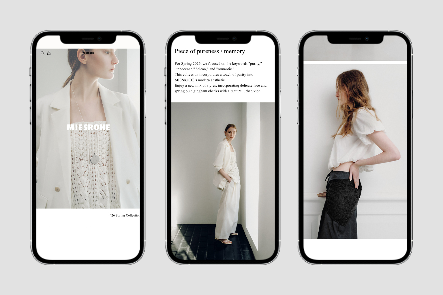 MIESROHE 26SS 1st Collection